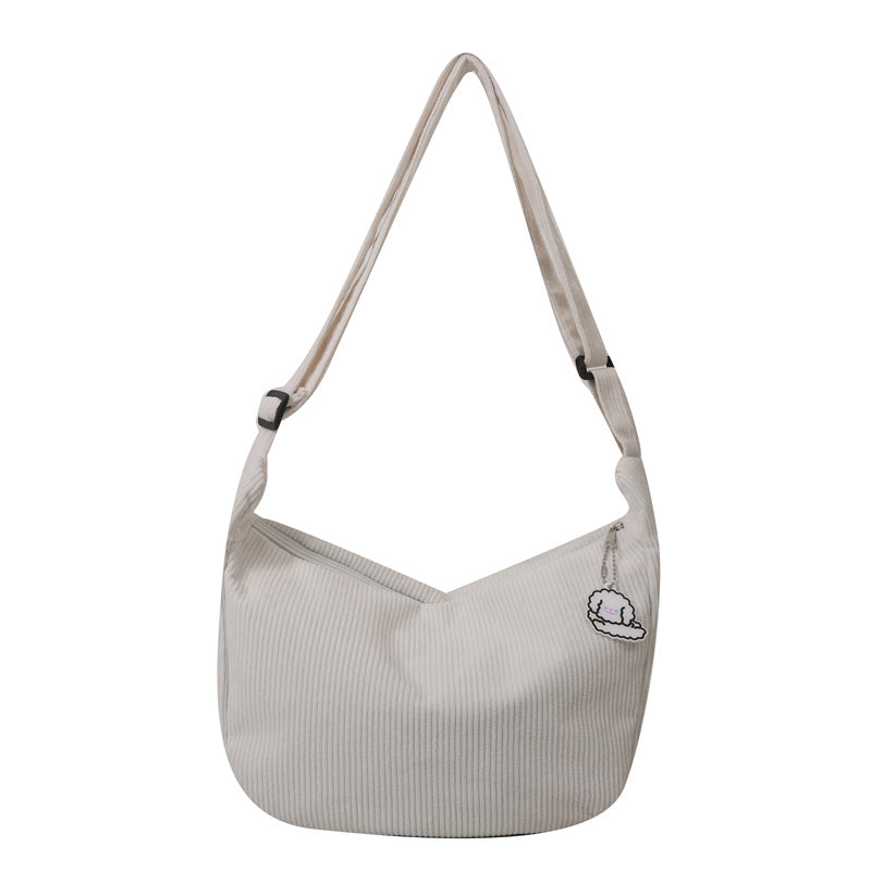 Jenny – Kunstzakte een-schouder messenger bag voor dames in casual stijl