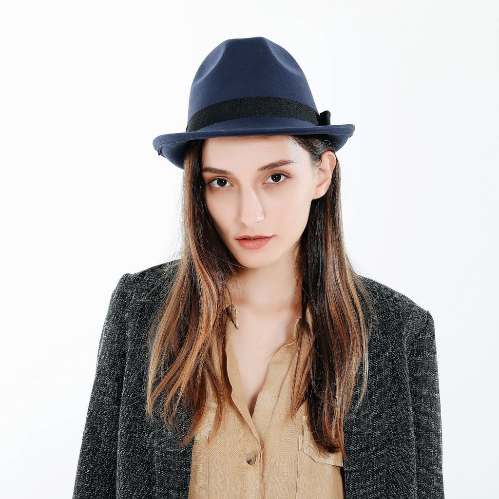 Fedora voor dames met band