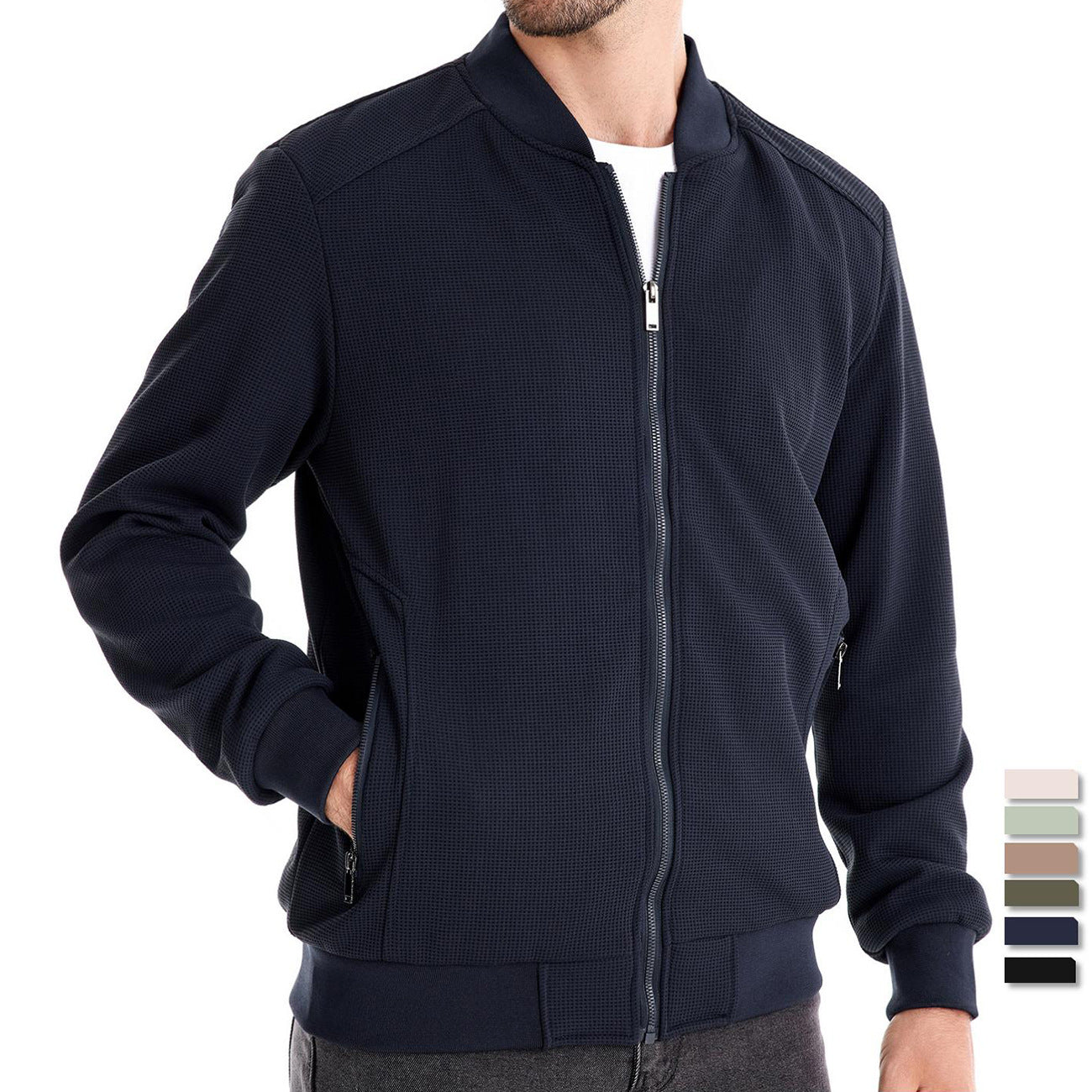 Herre bomberjakke til fritid og hverdag – Moderne look, overgangsjakke