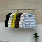 Lichte gewatteerde bodywarmer voor dames met tweewegrits