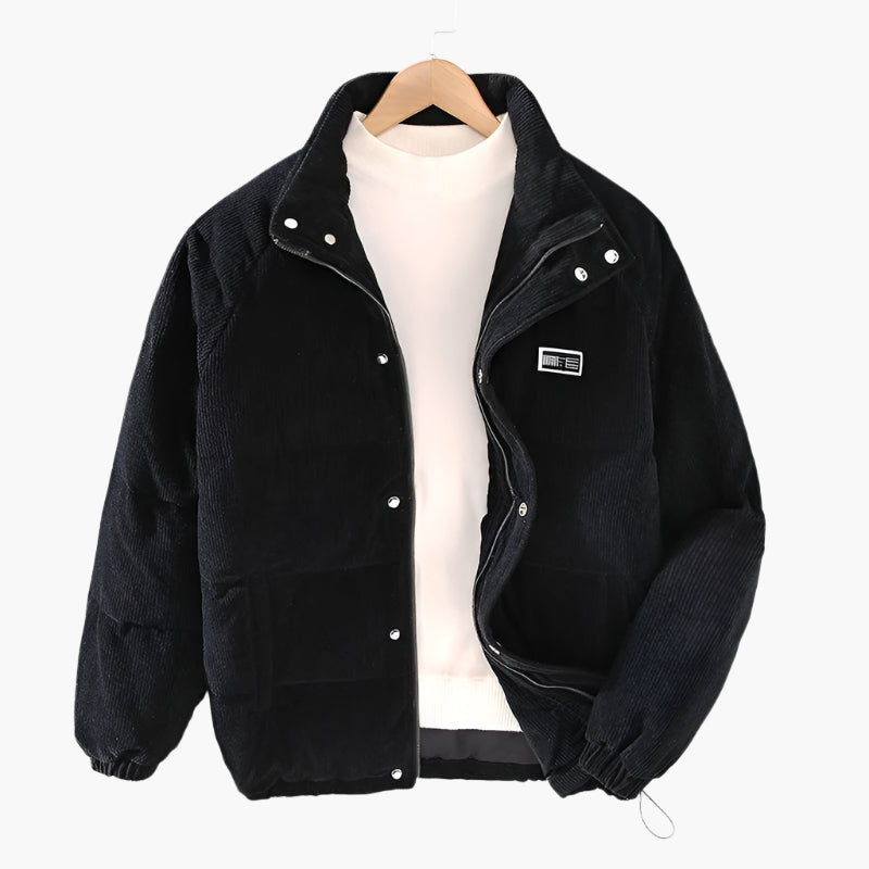Chaqueta acolchada de invierno para hombre acolchada – Chaqueta de exterior a la moda para días fríos