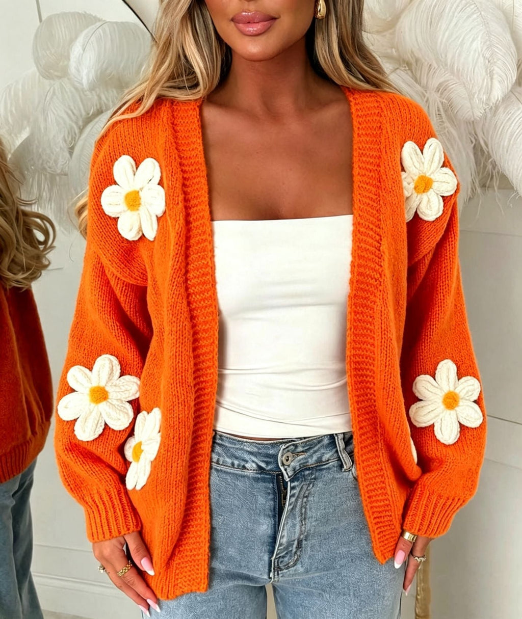 Laura | Oversized vest voor dames met lange mouwen
