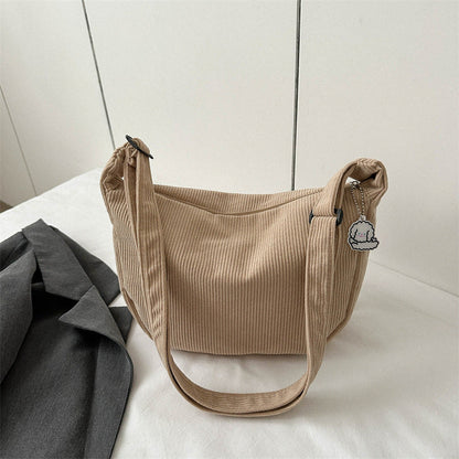 Jenny – Kunstzakte een-schouder messenger bag voor dames in casual stijl
