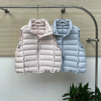 Lichte gewatteerde bodywarmer voor dames met tweewegrits