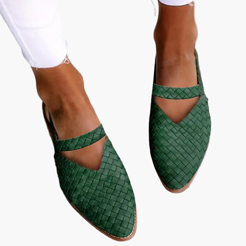 Sandali estivi comfort da donna con moderno design intrecciato – Scarpe eleganti per tempo libero, quotidiano e vacanze