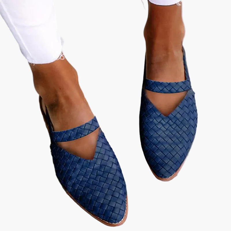 Sandali estivi comfort da donna con moderno design intrecciato – Scarpe eleganti per tempo libero, quotidiano e vacanze