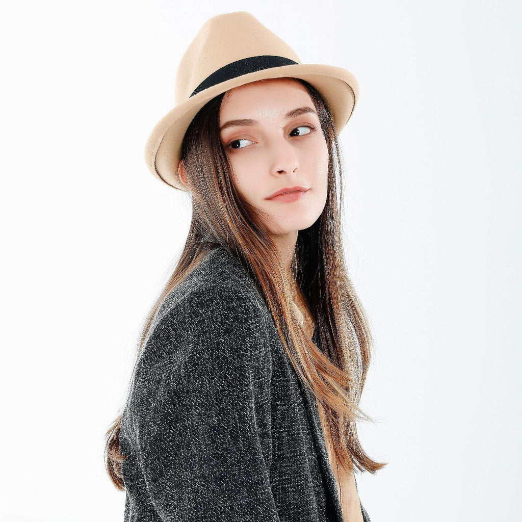 Fedora voor dames met band
