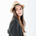 Fedora voor dames met band