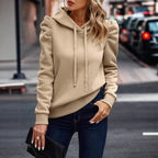 Hoodie voor dames met koord
