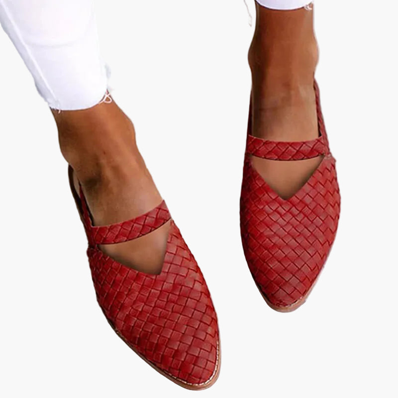 Sandali estivi comfort da donna con moderno design intrecciato – Scarpe eleganti per tempo libero, quotidiano e vacanze