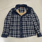 Geruit overshirt voor heren met knopen en zakken