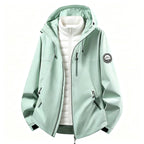 Softshell-outdoorjas voor dames met uitneembare binnenjas