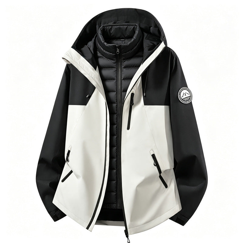 Softshell-outdoorjas voor dames met uitneembare binnenjas