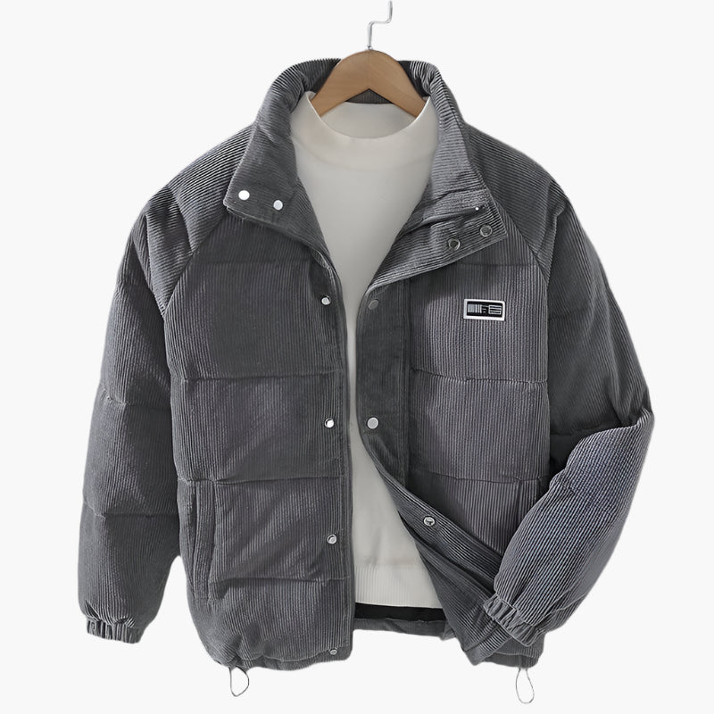 Chaqueta acolchada de invierno para hombre acolchada – Chaqueta de exterior a la moda para días fríos