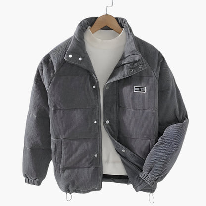 Chaqueta acolchada de invierno para hombre acolchada – Chaqueta de exterior a la moda para días fríos