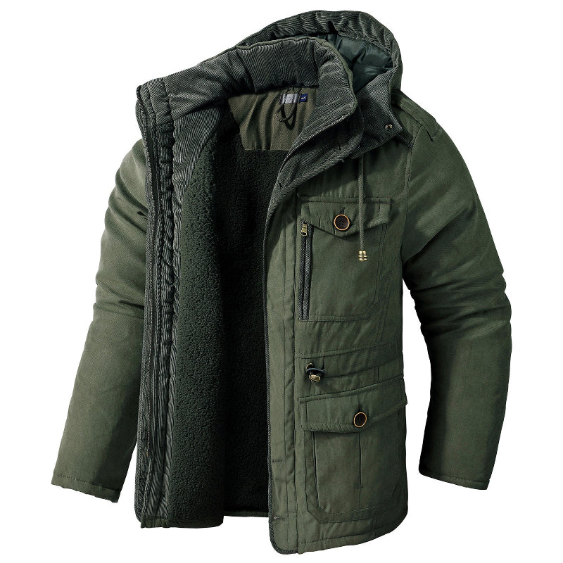 Mason | Parka voor heren met capuchon en zakken