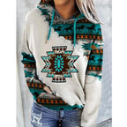 Hoodie voor dames met koord en kangoeroezak