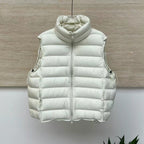 Lichte gewatteerde bodywarmer voor dames met tweewegrits