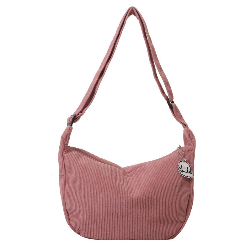 Jenny – Kunstzakte een-schouder messenger bag voor dames in casual stijl