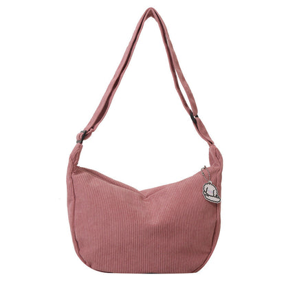 Jenny – Kunstzakte een-schouder messenger bag voor dames in casual stijl