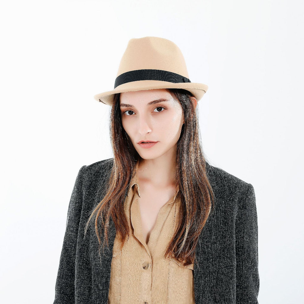 Fedora voor dames met band