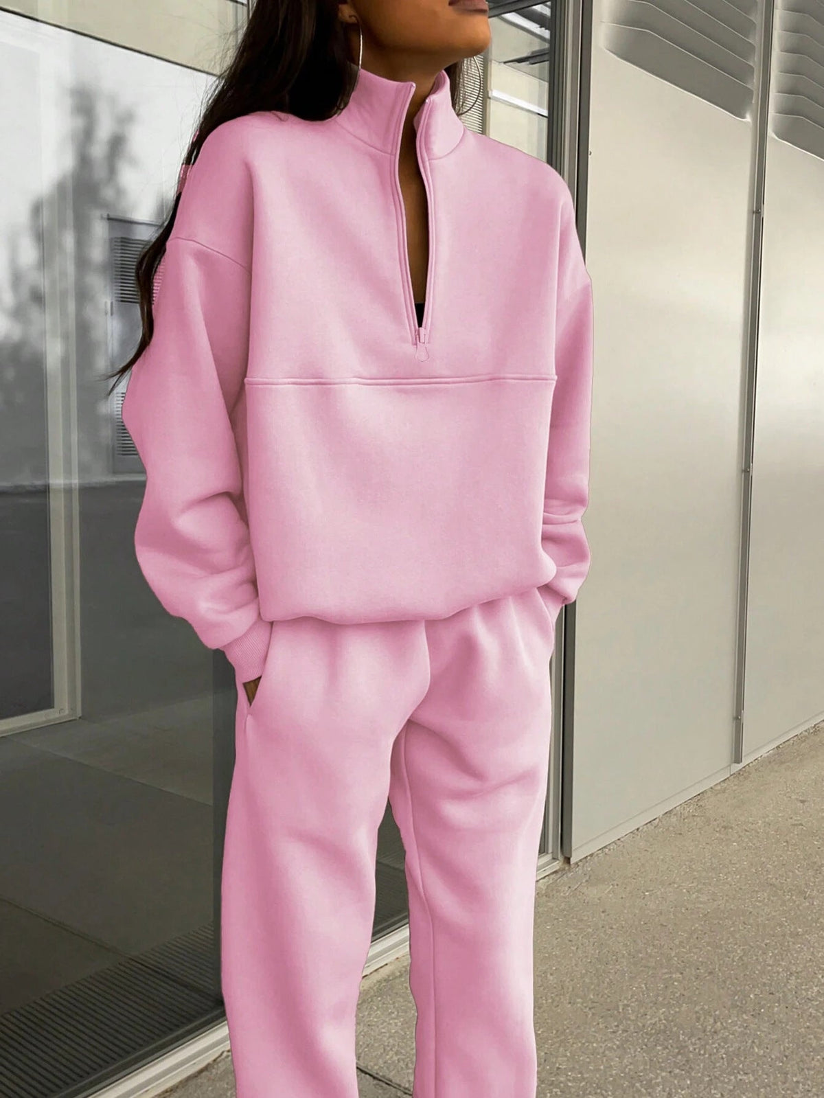 Oversized tweedelige set voor dames