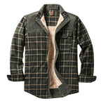 Overshirt voor heren met ruitpatroon en zakken