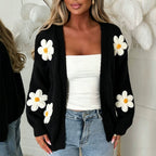 Laura | Oversized vest voor dames met lange mouwen