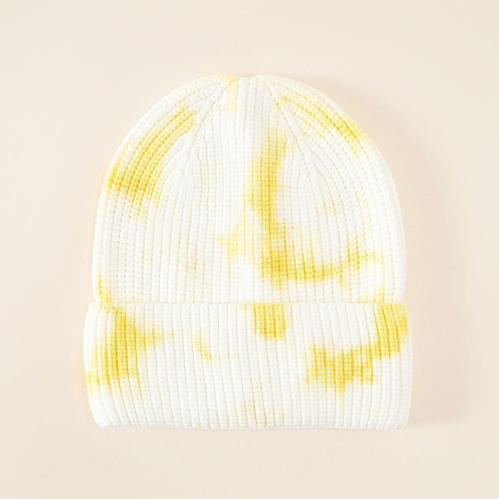 Beanie voor dames met batikprint