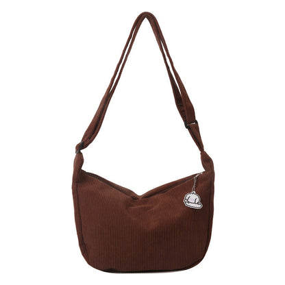 Jenny – Kunstzakte een-schouder messenger bag voor dames in casual stijl