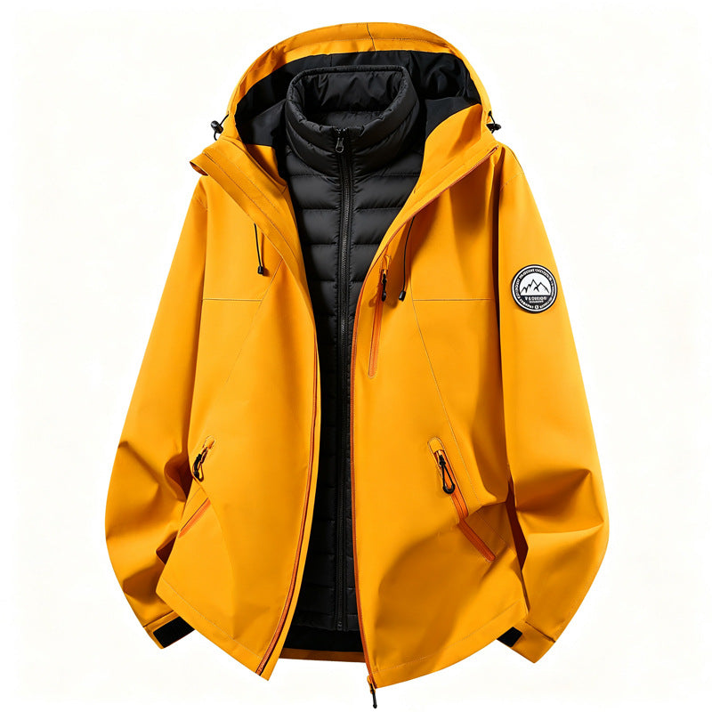 Softshell-outdoorjas voor dames met uitneembare binnenjas