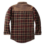 Overshirt voor heren met ruitpatroon en zakken