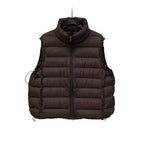 Lichte gewatteerde bodywarmer voor dames met tweewegrits