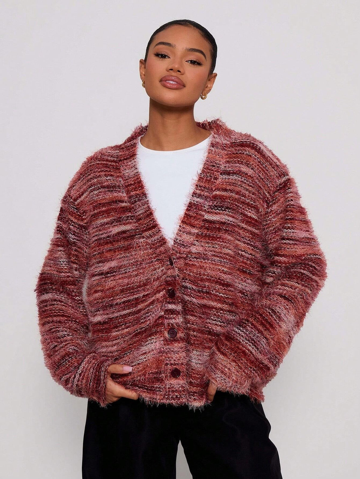 Oversized trui voor dames met lange mouwen