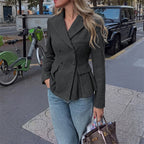 Clara | Blazer voor dames met lange mouwen en zakken