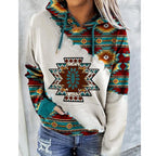 Hoodie voor dames met koord en kangoeroezak