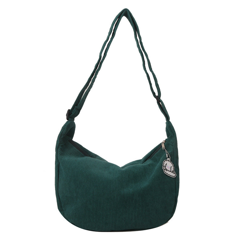 Jenny – Kunstzakte een-schouder messenger bag voor dames in casual stijl
