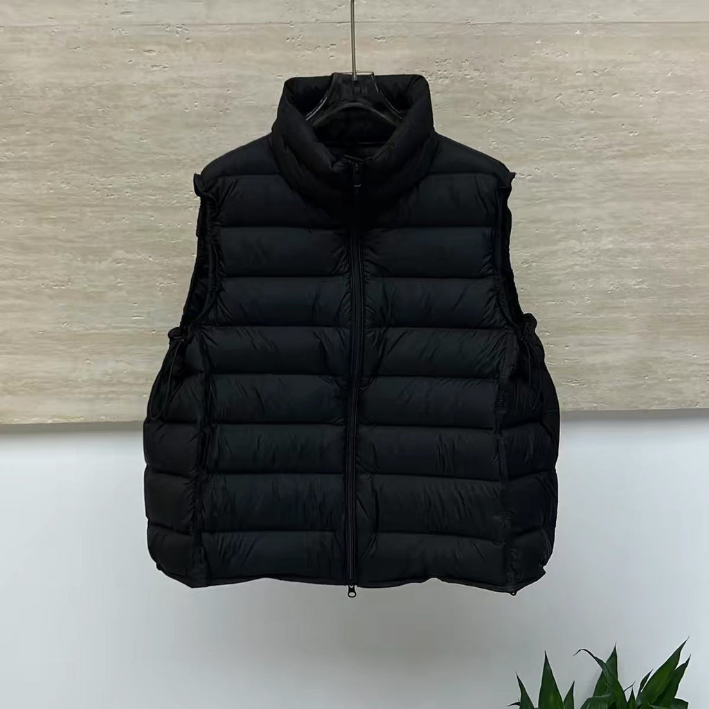 Lichte gewatteerde bodywarmer voor dames met tweewegrits