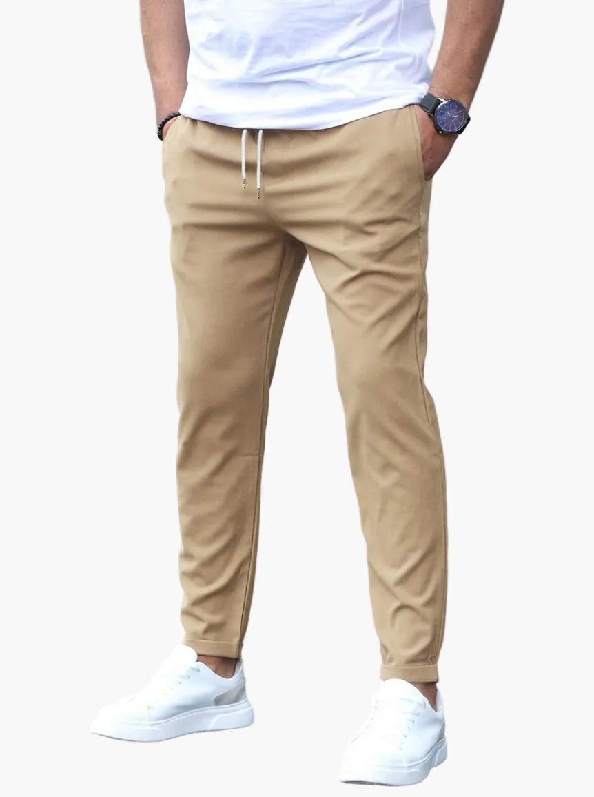 Herrarnas joggingbyxor slim fit – Sportigt eleganta fritidsbyxor för vardag & streetwear