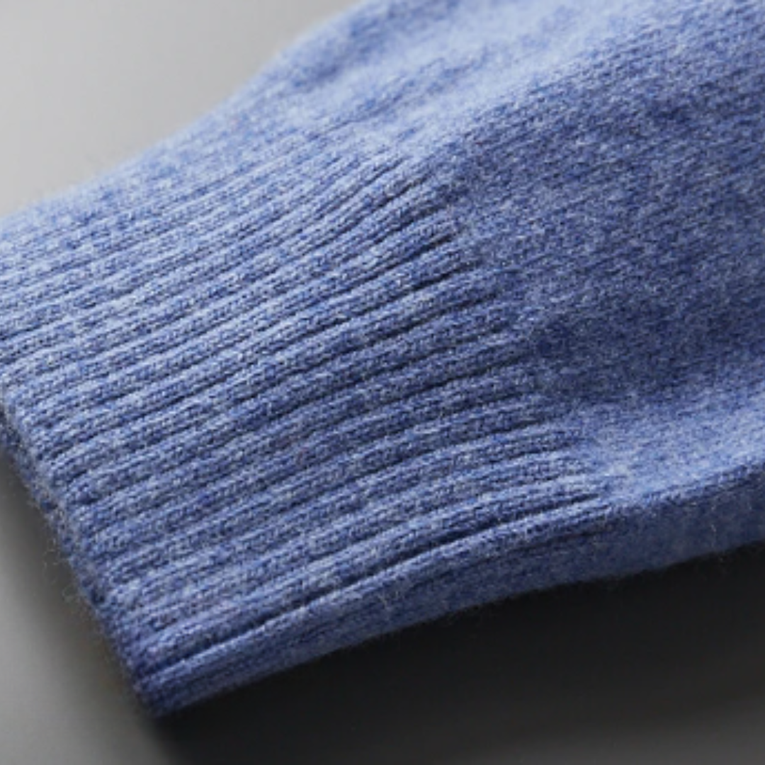 Męski premium polo sweter – Klasyczny styl do pracy i na co dzień
