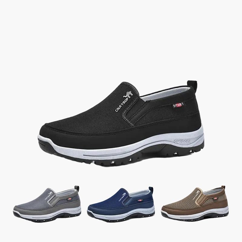 Herren Ortho Slip-On-Schuhe – Bequeme orthopädische Freizeitschuhe für Alltag und Spaziergänge
