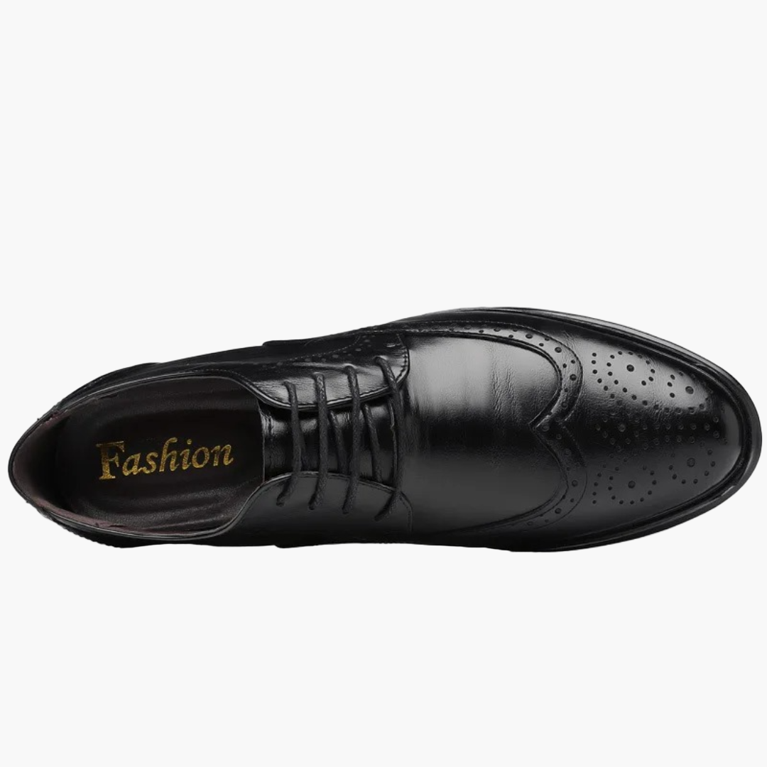 Zapatos Oxford de negocios para hombre – Elegante estilo brogue para ocasiones formales