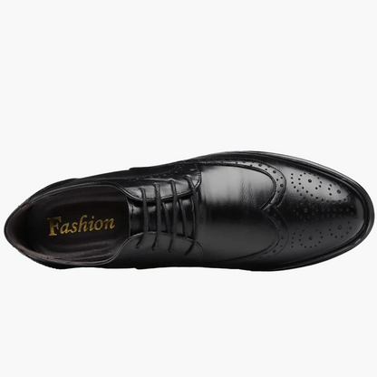 Zapatos Oxford de negocios para hombre – Elegante estilo brogue para ocasiones formales