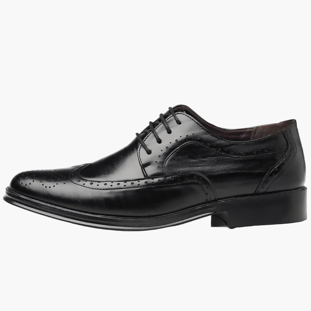 Zapatos Oxford de negocios para hombre – Elegante estilo brogue para ocasiones formales