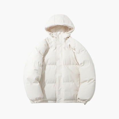 Chaqueta acolchada de invierno para hombre con capucha – Estilo urbano para el día a día y tiempo libre