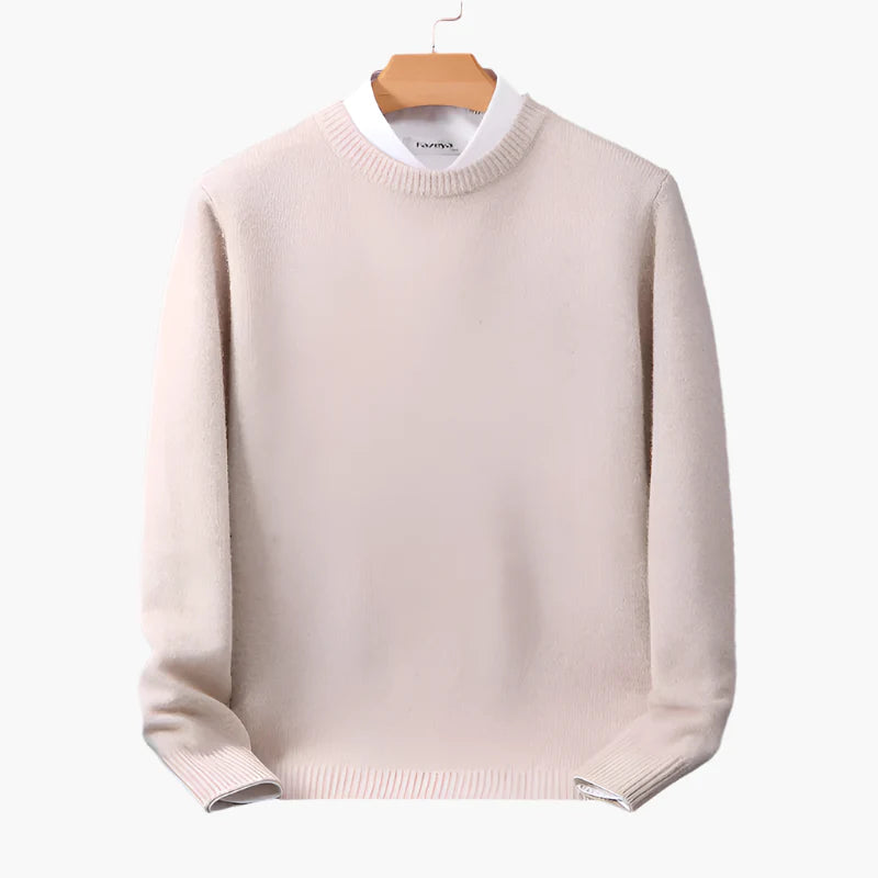 Jersey con cuello para hombre – Look clásico de negocios, fino y elegante, ideal para oficina y día a día