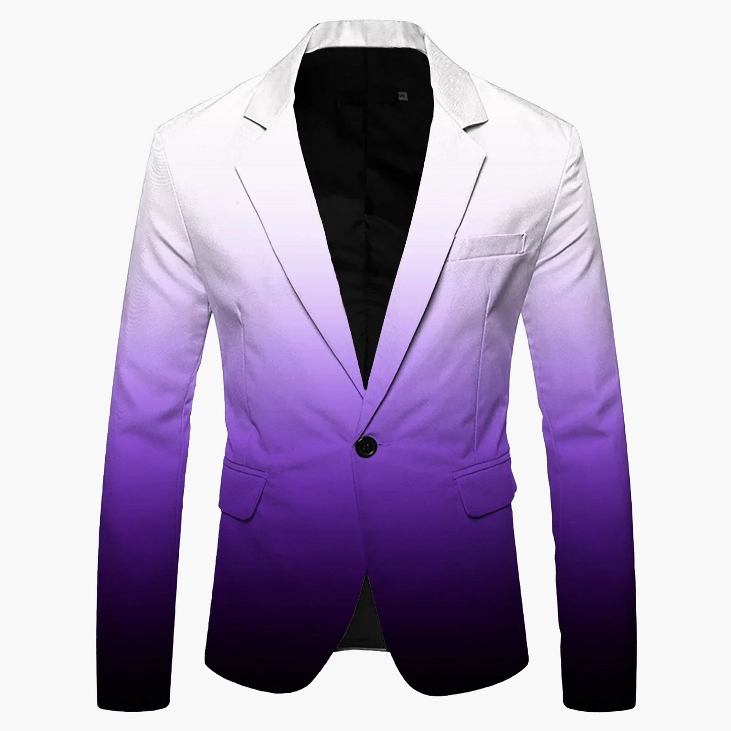 Blazer slim fit moderno monopetto da uomo con un bottone per business e tempo libero