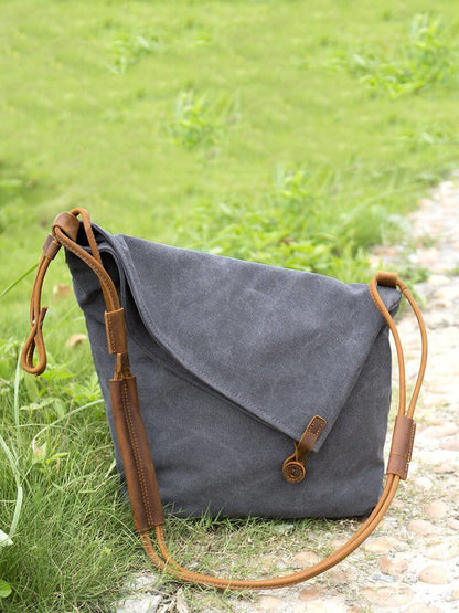 Unisex Fritids Skulderveske for hverdag og reise – Moteriktig crossbody skulderveske