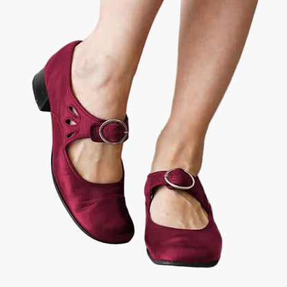 Damen Mary Jane Pumps mit niedrigem Absatz – Elegante und bequeme Schuhe für Alltag & Büro