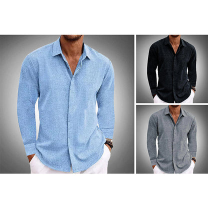 Herren Freizeithemd Langarm Modern Klassisch Alltag & Business